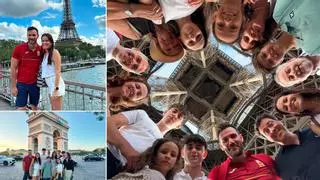 Craviotto y familia, los turistas más felices de París tras el triunfo olímpico