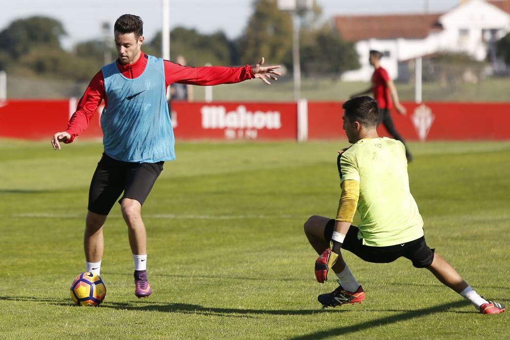 Entrenamiento del Sporting