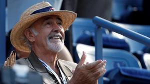 Sean Connery en el US Open de tenis en el 2012.