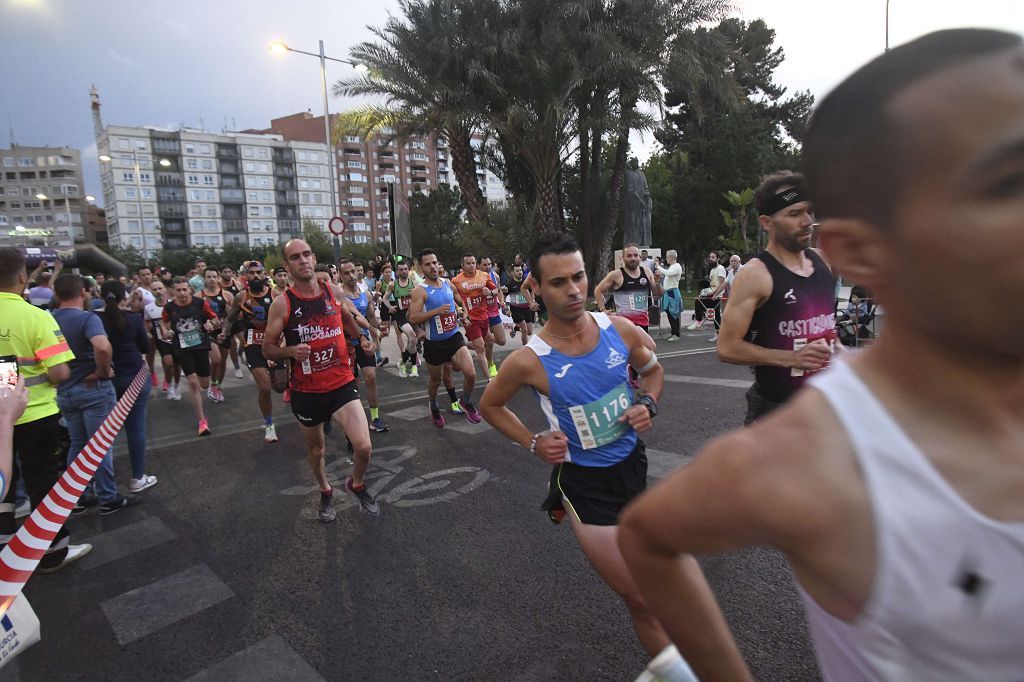 Carrera nocturna de Murcia, en imágenes