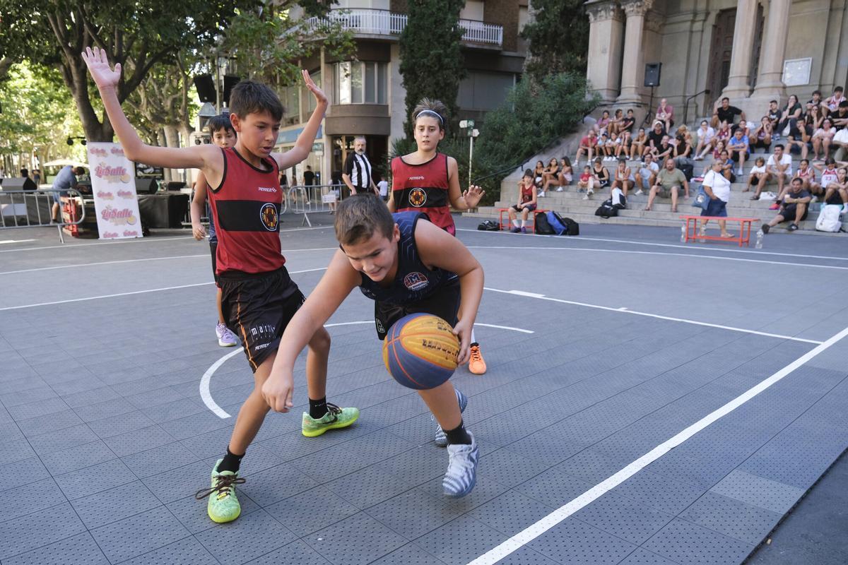 Imatges del 3x3 de la Festa Major de Manresa