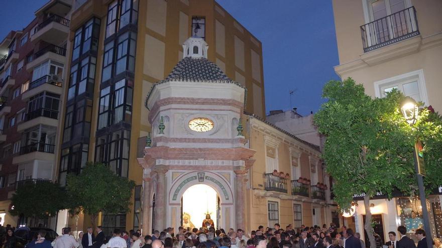 Inauguración de la capilla del Rescate en la calle Agua