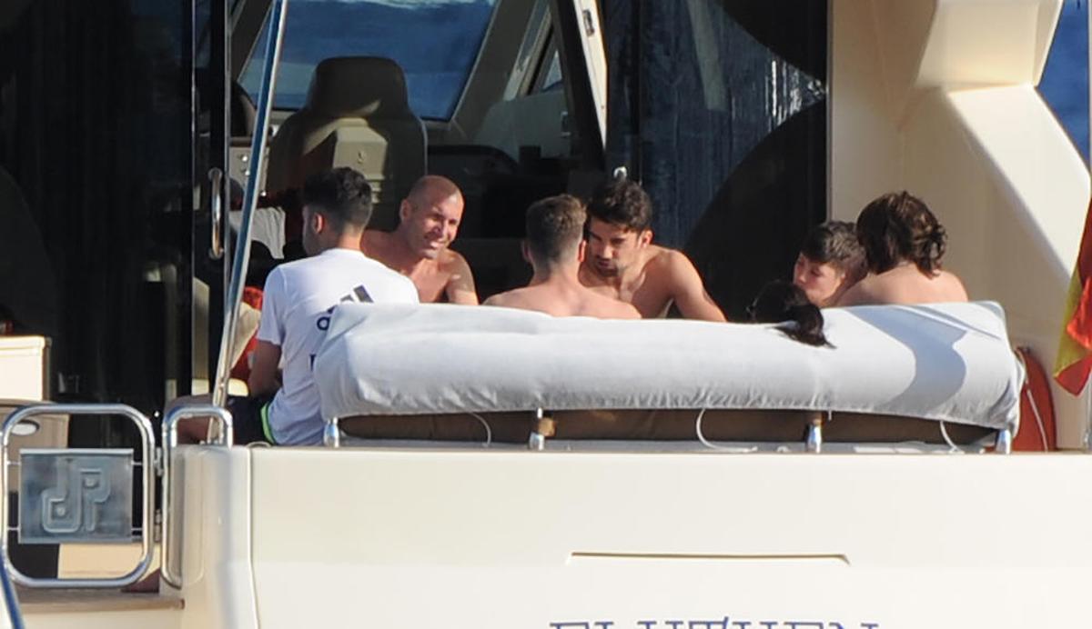 Zinedine Zidane, vacaciones en familia en Ibiza