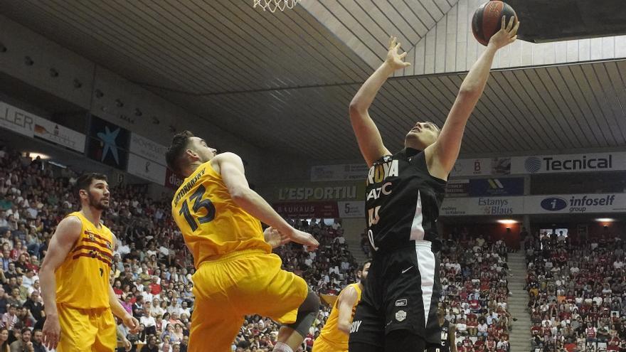 Bàsquet Girona - Barça (75-81): Cauen amb honors