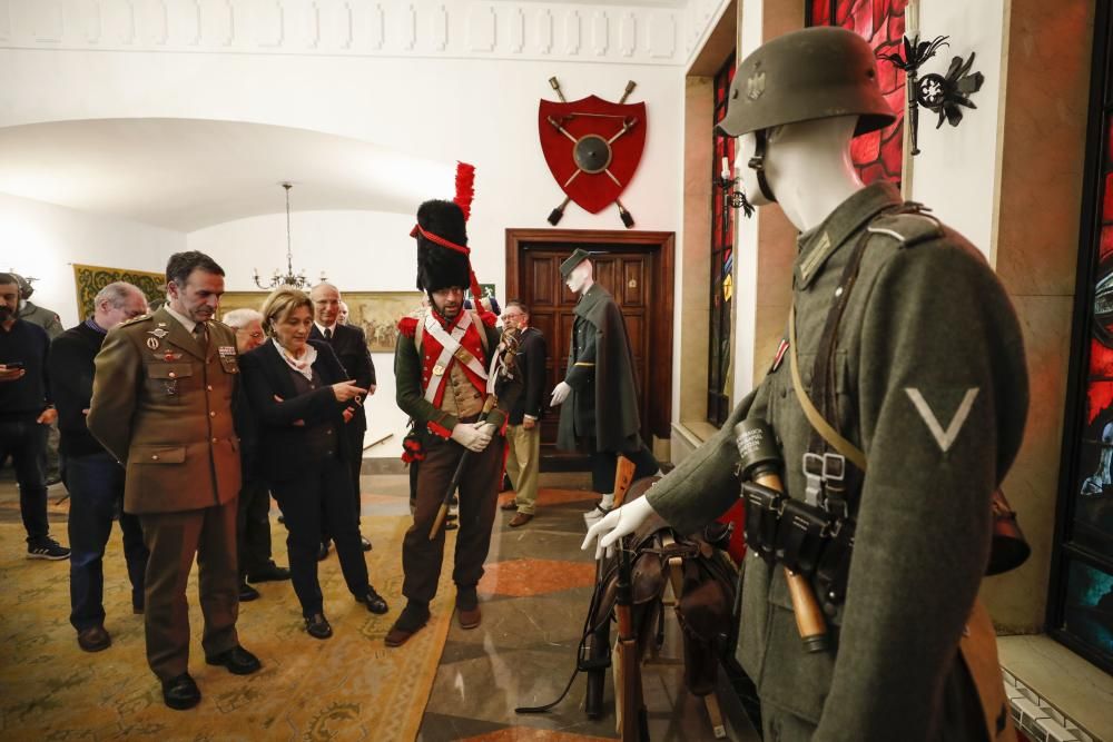 Exposición de uniformes militares