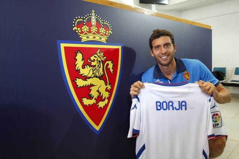 Presentación de Borja Bastón con el Real Zaragoza