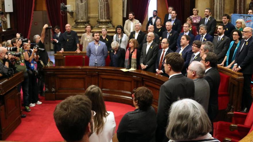El Parlament després de la proclamació de la república catalana