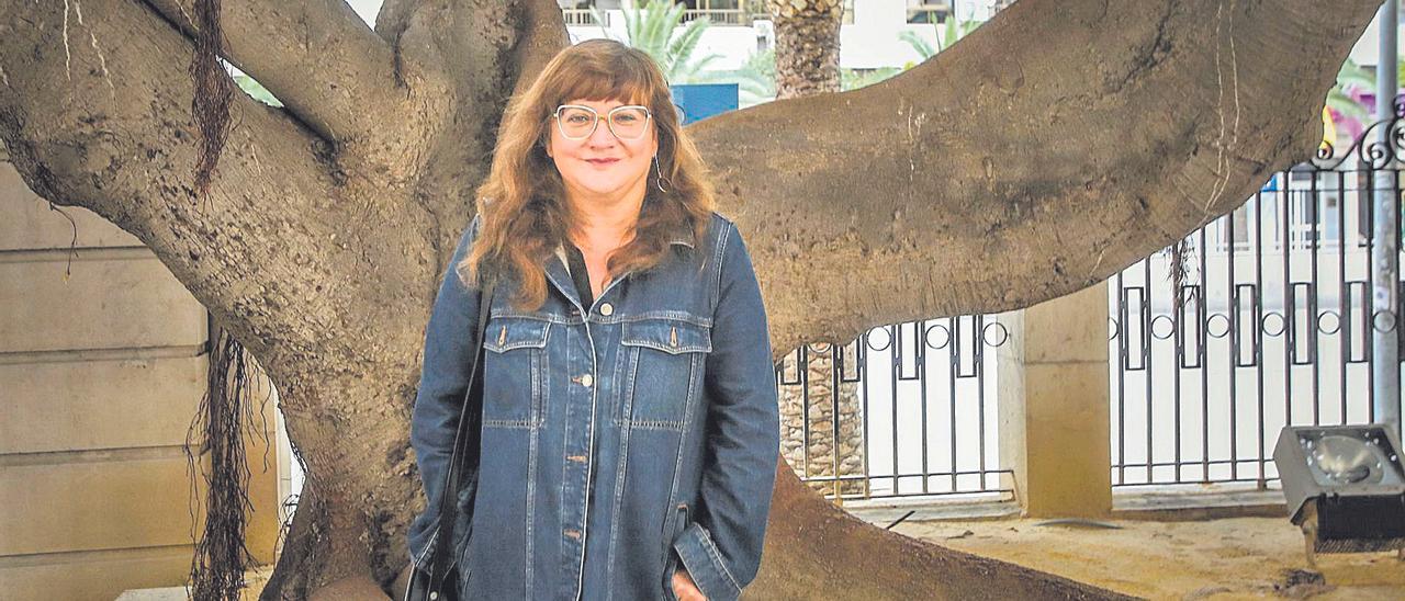 Isabel Coixet, en los jardines de la Diputación