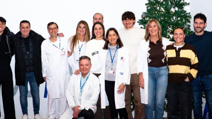 Los participantes en el acto de ayer. | REAL OVIEDO