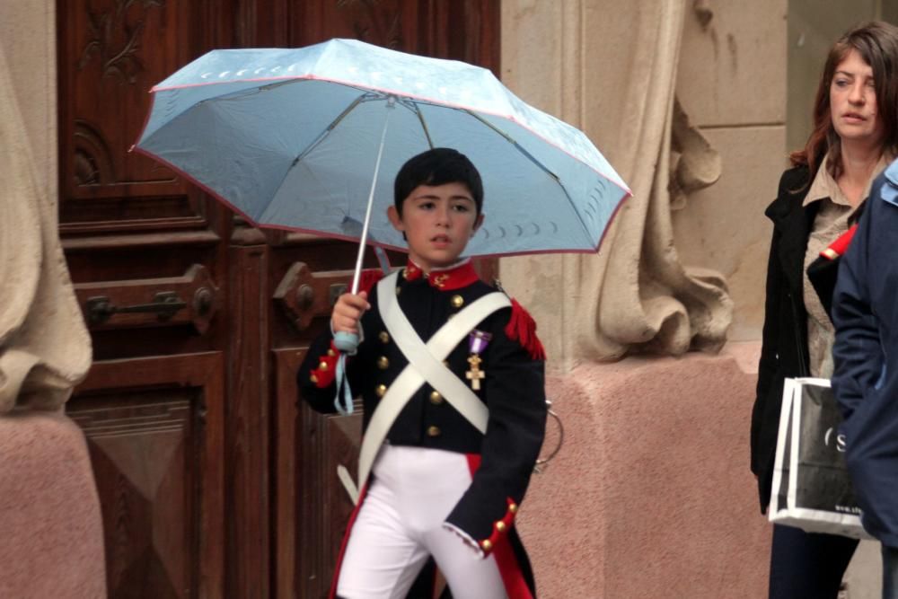 La lluvia obliga a suspender la procesión de la Piedad