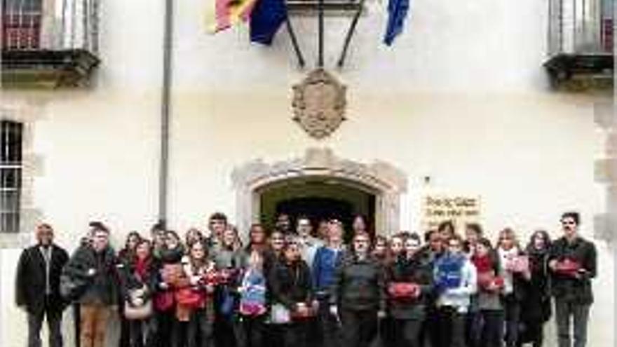 Alumnes de turisme francesos visiten Tossa