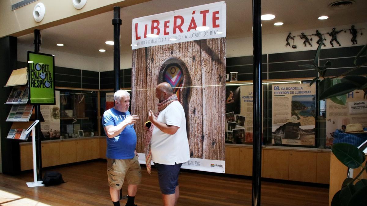 Pla general de l'exposició 'Liberáte' al Museu del Mar de Lloret