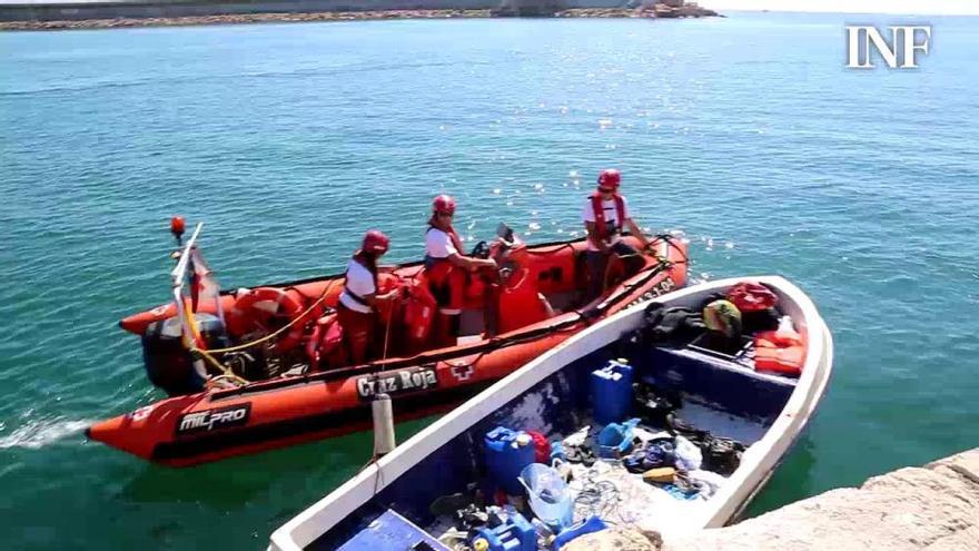 La Guardia Civil localiza a 13 inmigrantes en una patera en Torrevieja