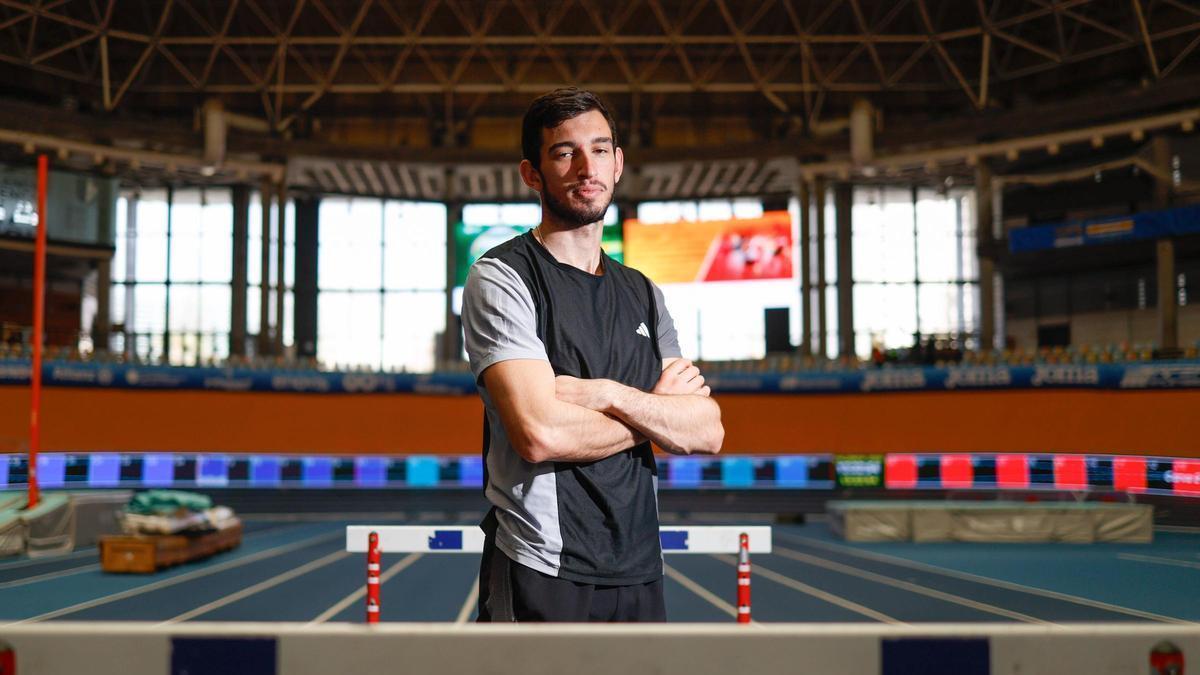 Quique Llopis, en una reciente entrevista con Superdeporte en el Palau Velòdrom Lluis Puig.