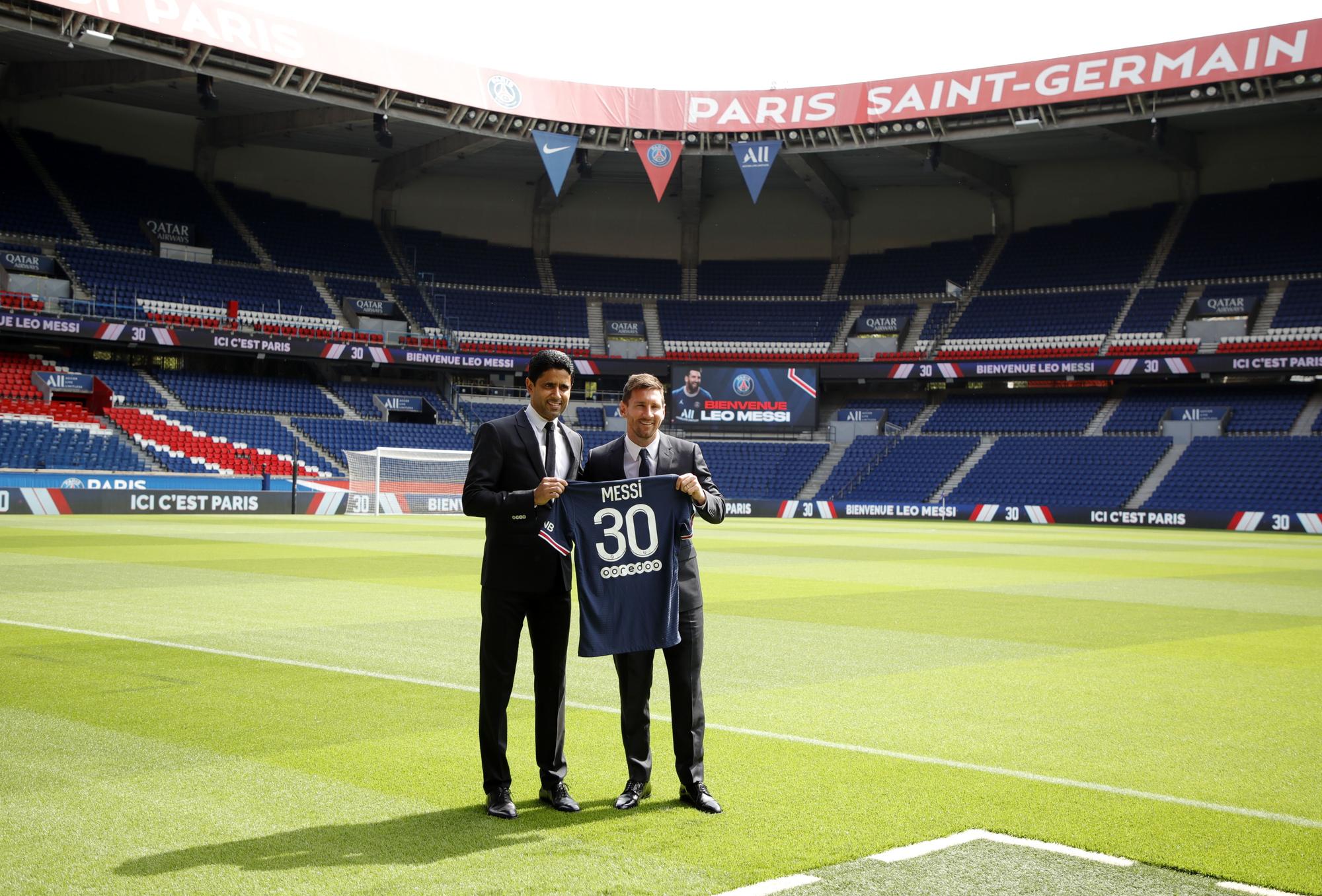 El primer dia de Leo Messi com a nou jugador del PSG