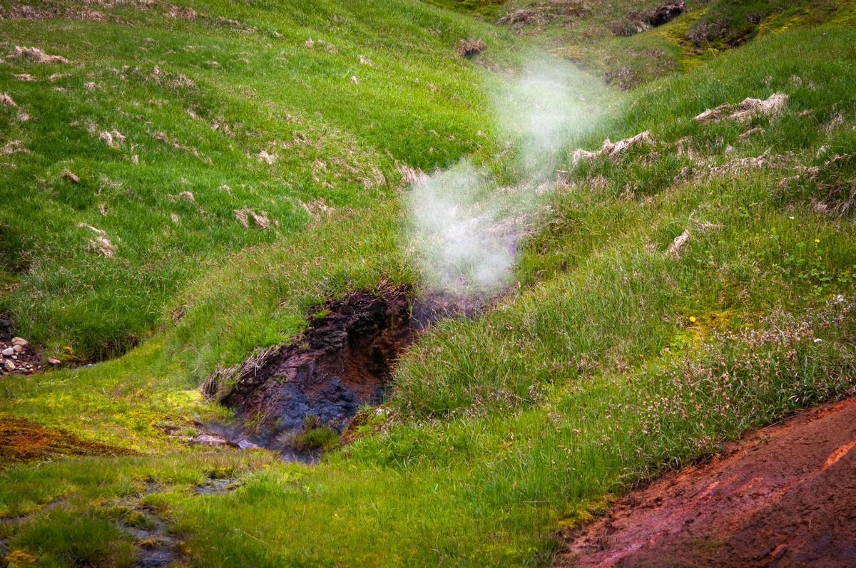 Zona volcánica de Hengil (Islandia)