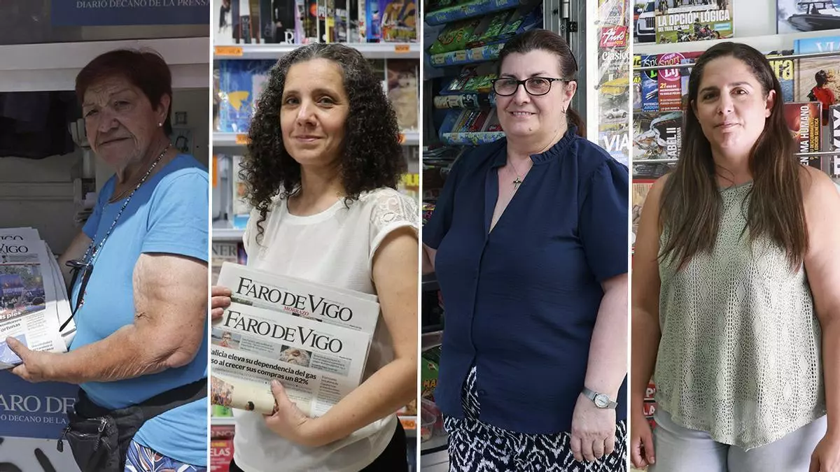 Tere, Manuela, Marisa y Beatriz: la lucha de cuatro quiosqueras por mantener vivo el oficio en Vigo