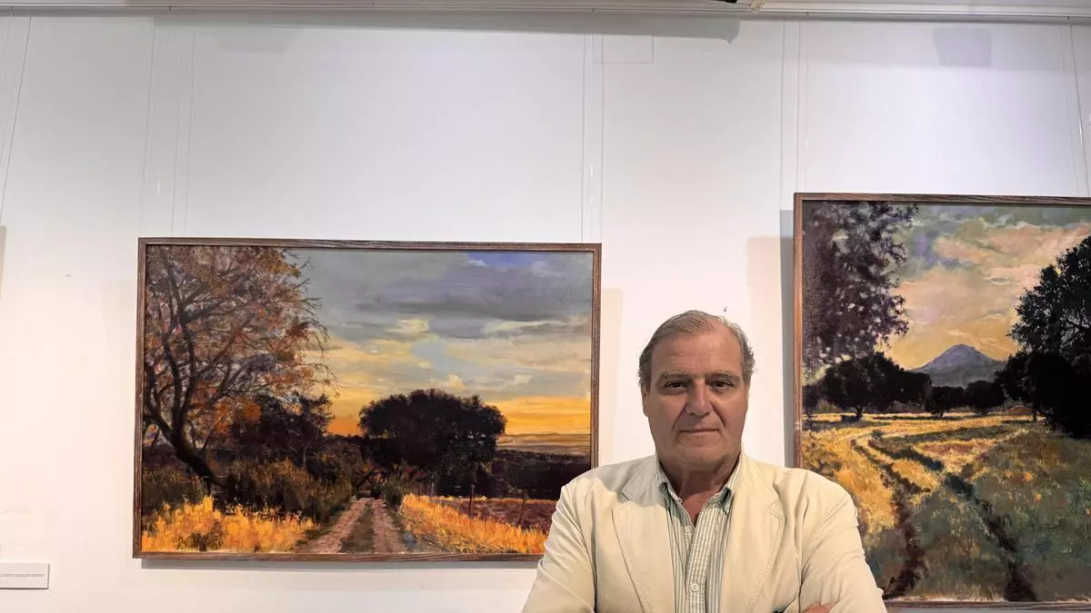 Demetrio Cáceres Murillo exhibe más de treinta obras sobre la naturaleza extremeña en Badajoz