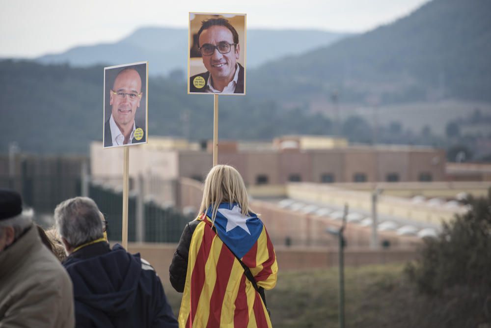 Acte a l'esplanada de Lledoners convocat per Assem