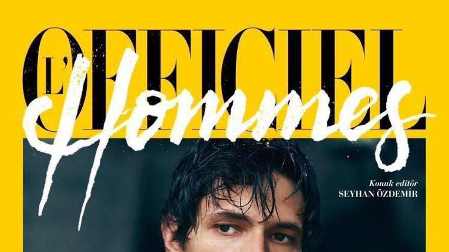 Andrés Velencoso, portada d&#039;una revista de Turquia