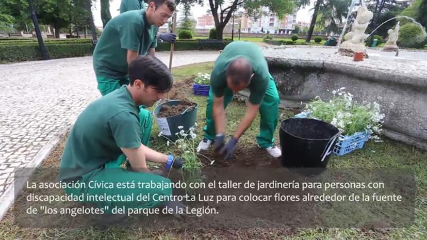 Taller de jardinería para discapacitados en Badajoz