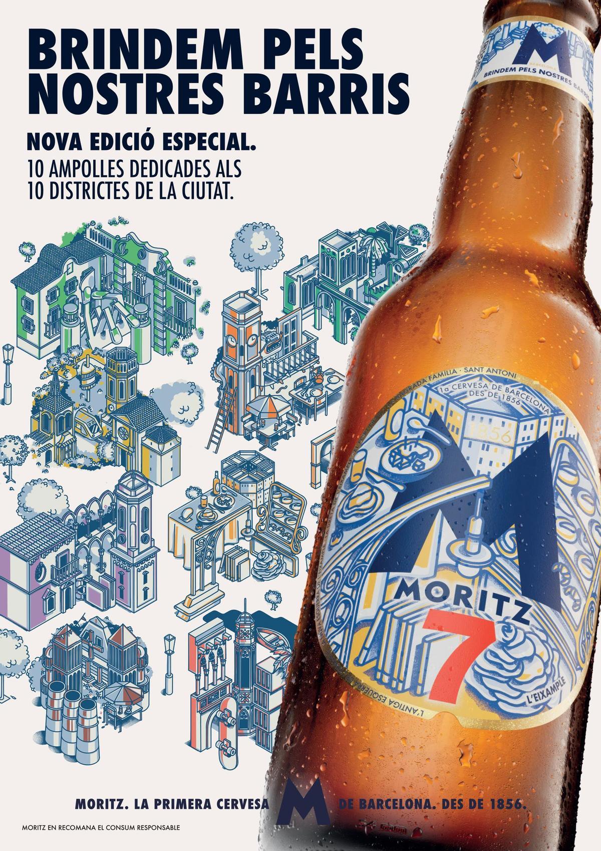'Brindem pels nostres barris', edición especial de 10 botellas.