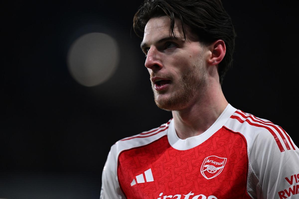 Declan Rice, uno de los líderes del Arsenal