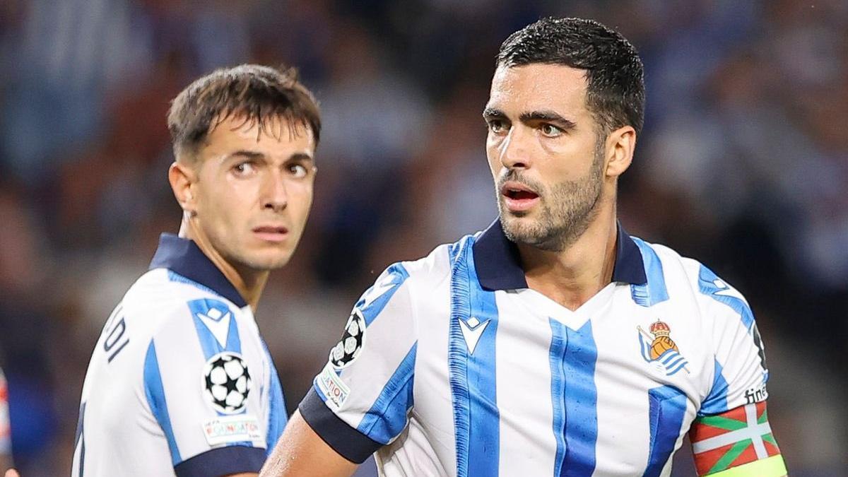 Merino y Zubimendi fueron compañeros en la Real Sociedad