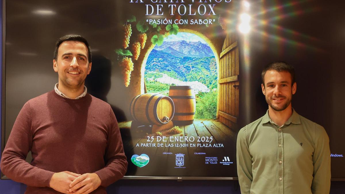 Presentación de la cata de vinos de Tolox