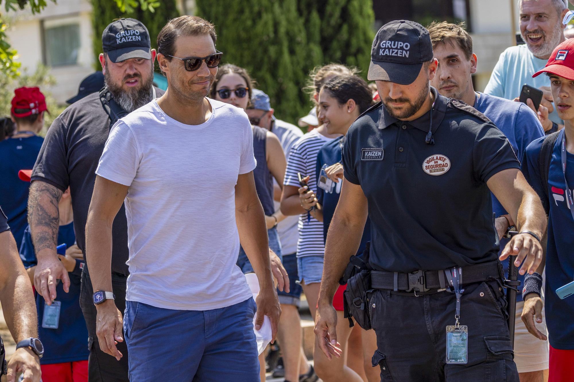 FOTOS: Rafa Nadal y Mery Perelló animan a Feliciano López en el torneo ATP Mallorca Championships de Santa Ponça