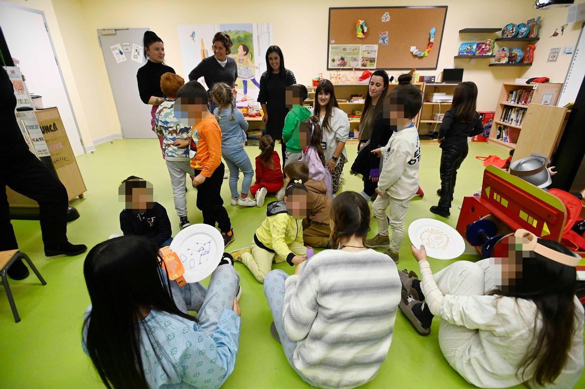 Aula hospitalaria del Álvaro Cunqueiro.