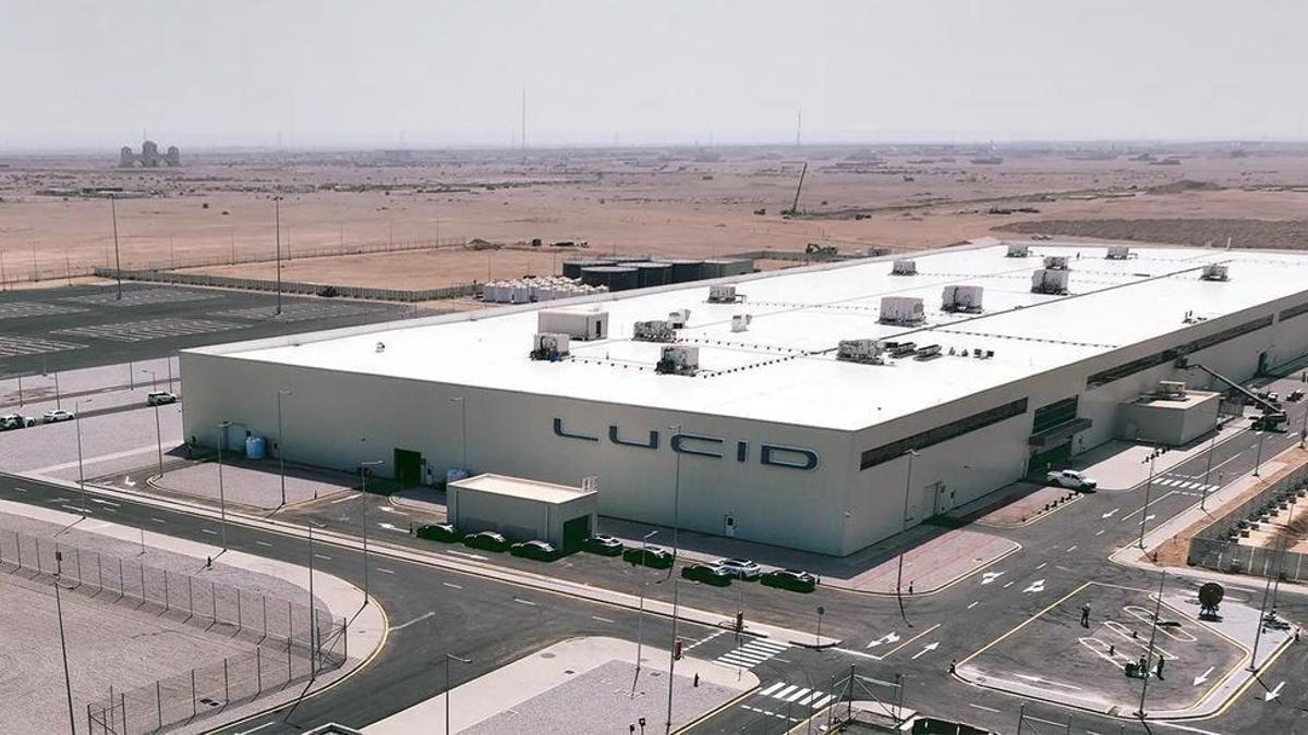 La planta de Lucid Motors estrenada en septiembre en Arabia Saudí.