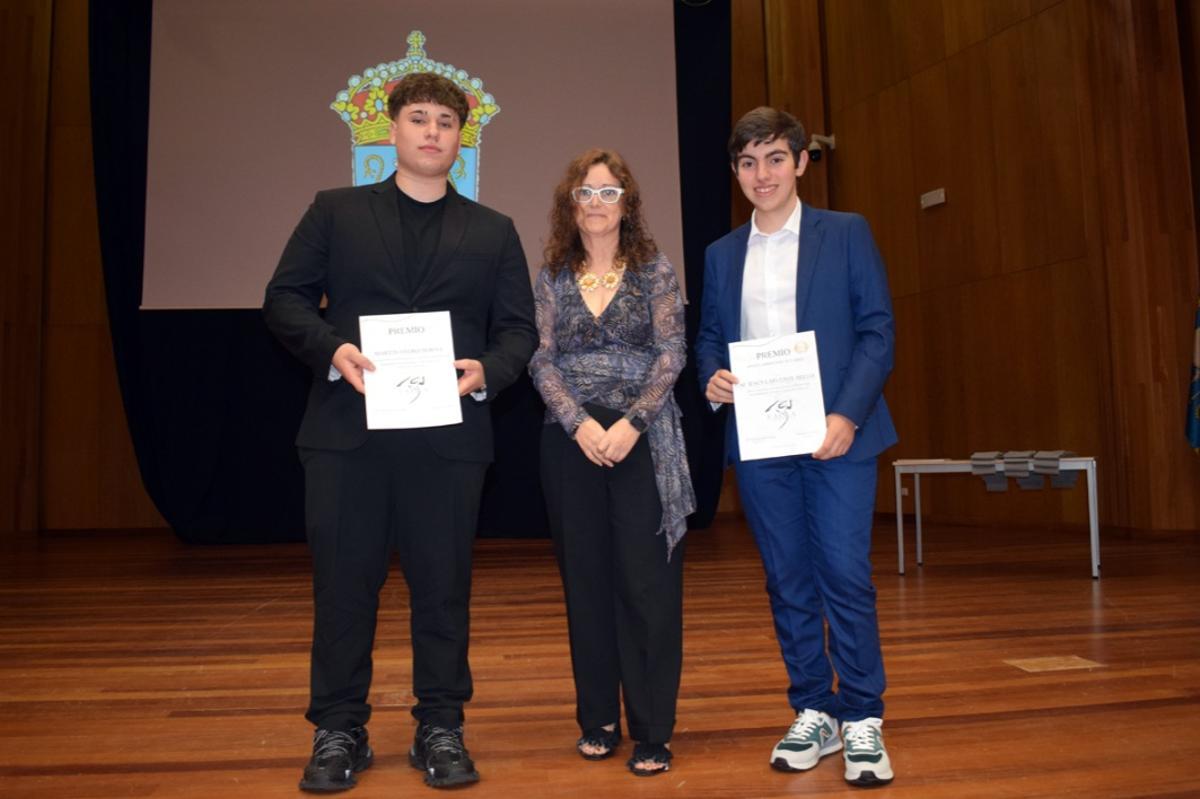 La fiesta de graduación de los alumnos del IES de Valga, en el Auditorio.