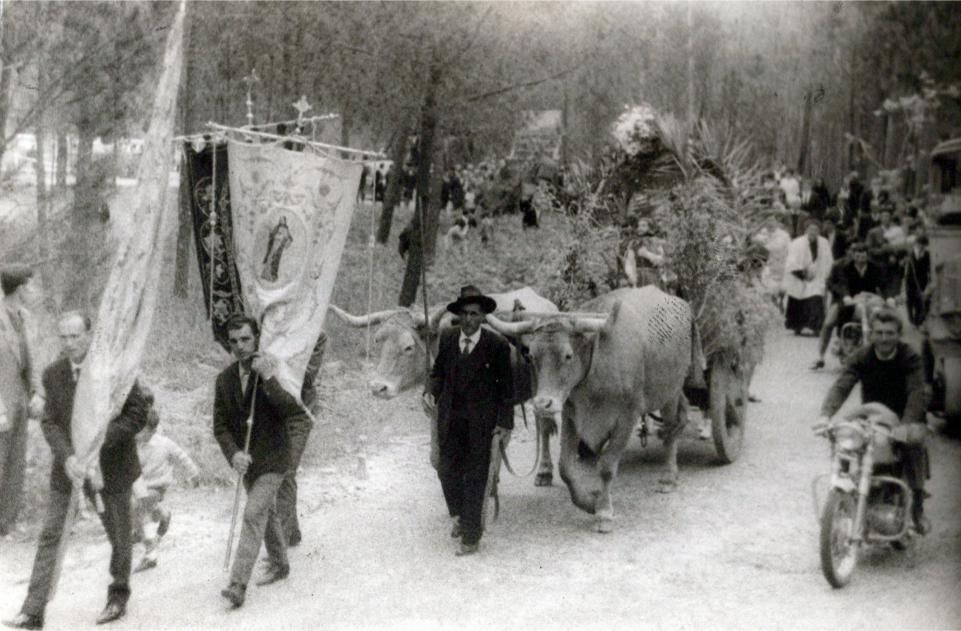 Procesión de San Isidro labrador en Zamáns
