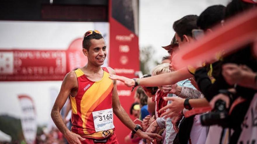 Cristofer Clemente, tras acabar la competición en Penyagolosa, donde acabó subcampeón mundial.