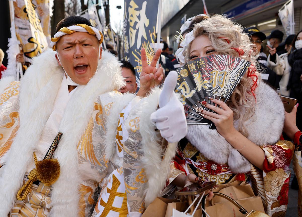 Ceremonia de celebración del Día de la Mayoría de Edad en Japón