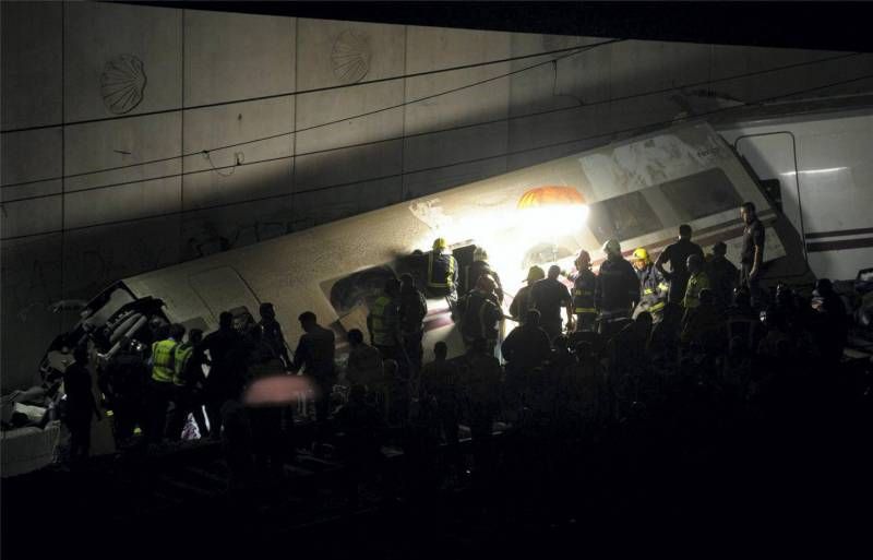 Fotogalería del accidente de Santiago