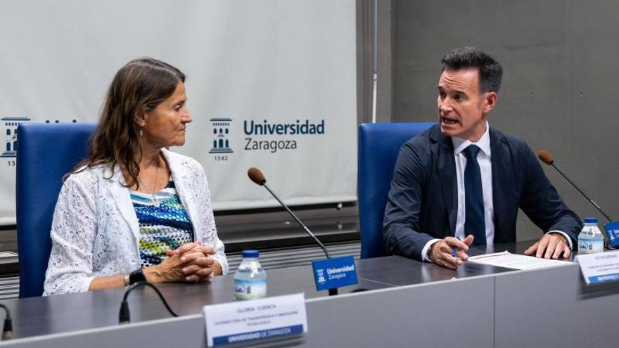 Cuenca y Serrano, ayer en la presentación de la nueva cátedra.