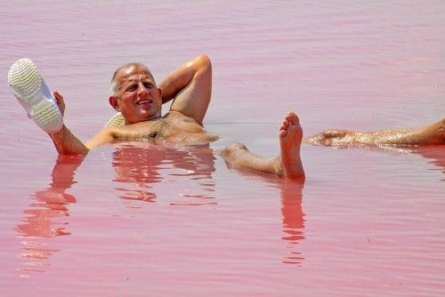 Terapia en la laguna rosa
