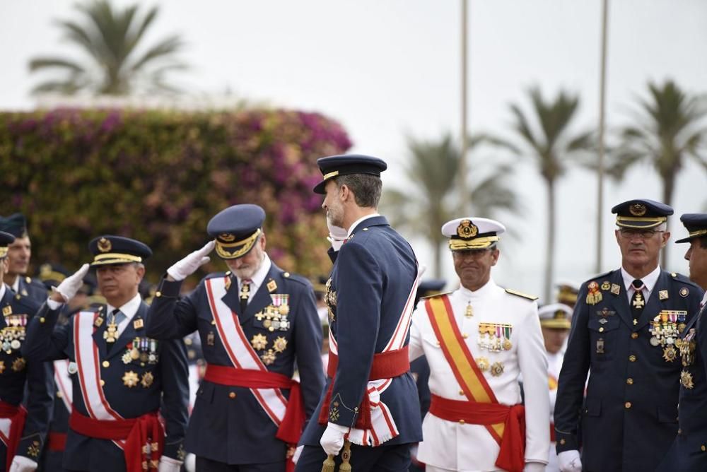 El Rey Felipe VI entrega los tradicionales despachos en San Javier