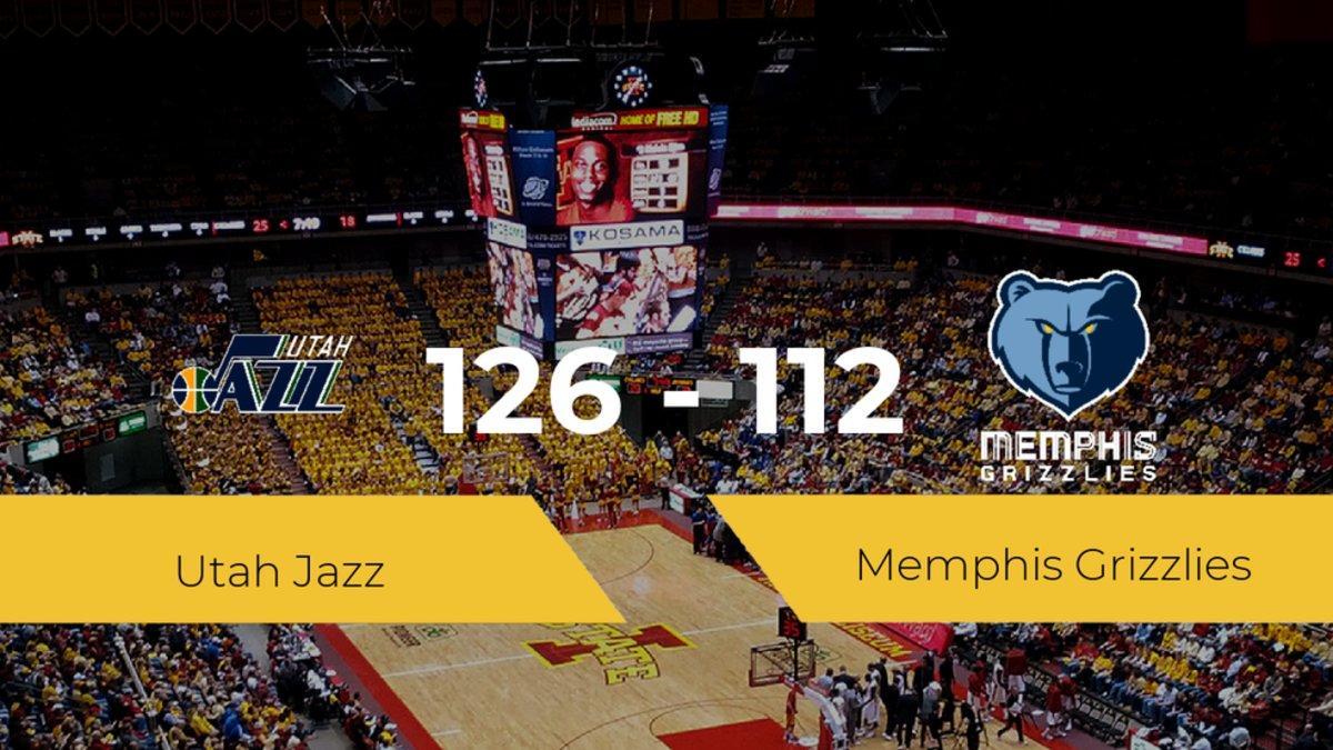 Utah Jazz se impone por 126-112 frente a Memphis Grizzlies