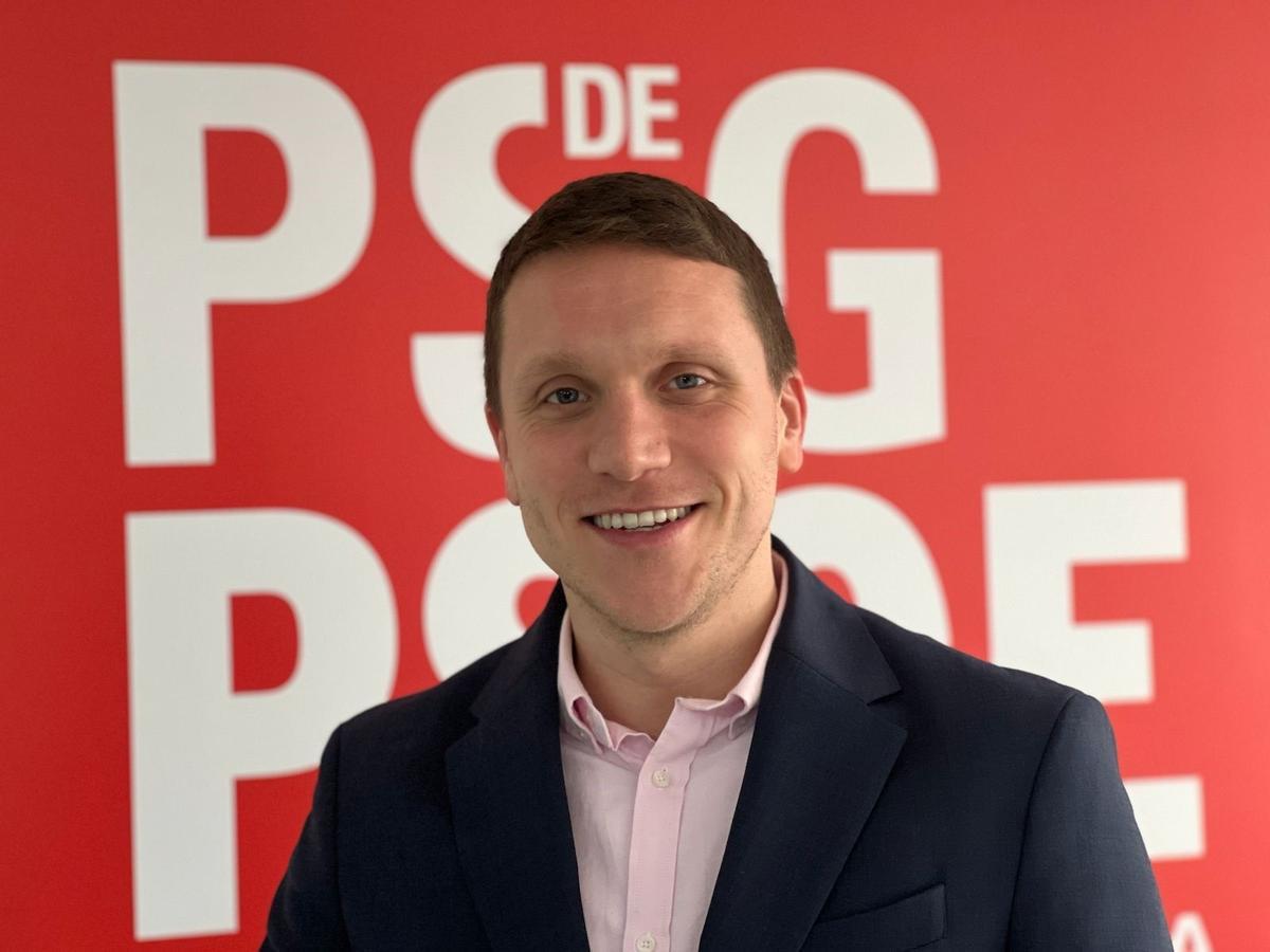 Aitor Bouza, único candidato a liderar a agrupación socialista local de Compostela