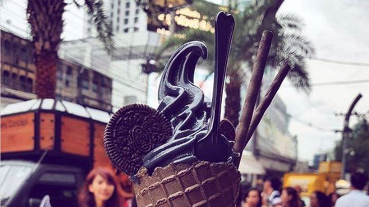 Helado negro en Demi Concept