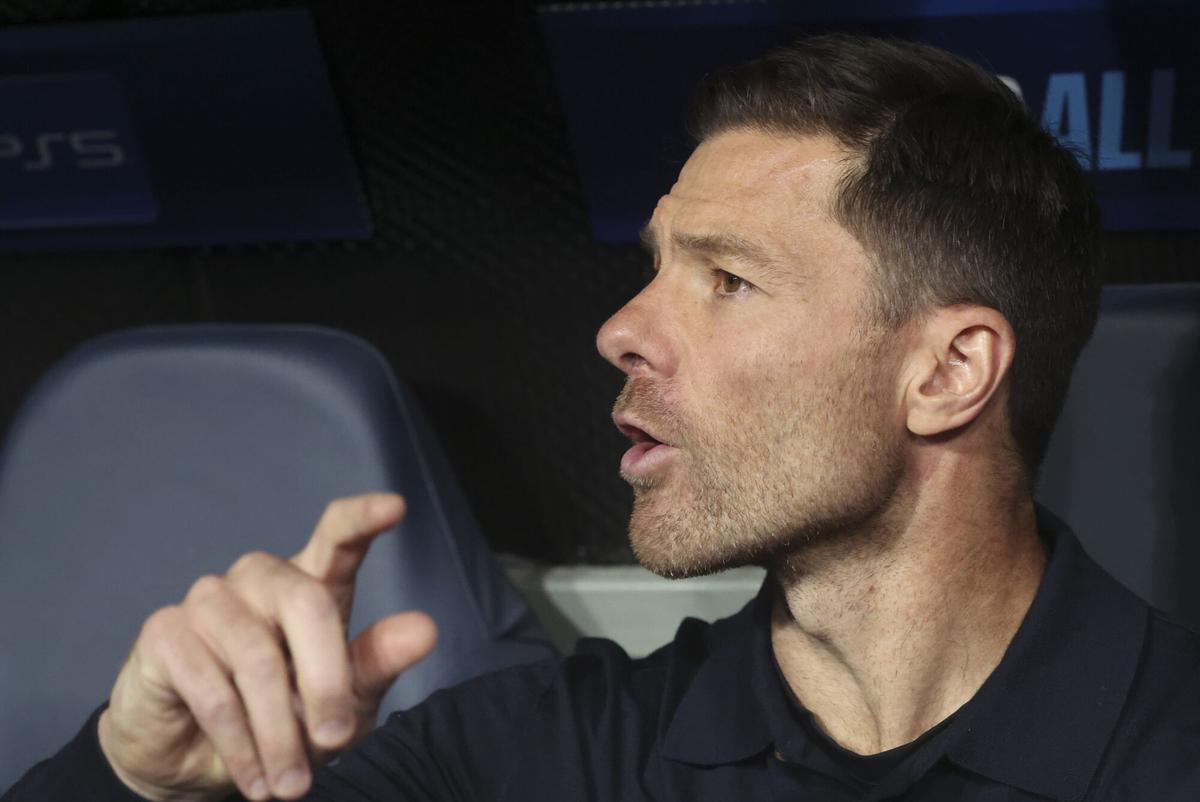 Xabi Alonso, durante un partido de Champions de esta temporada con el Real Madrid.