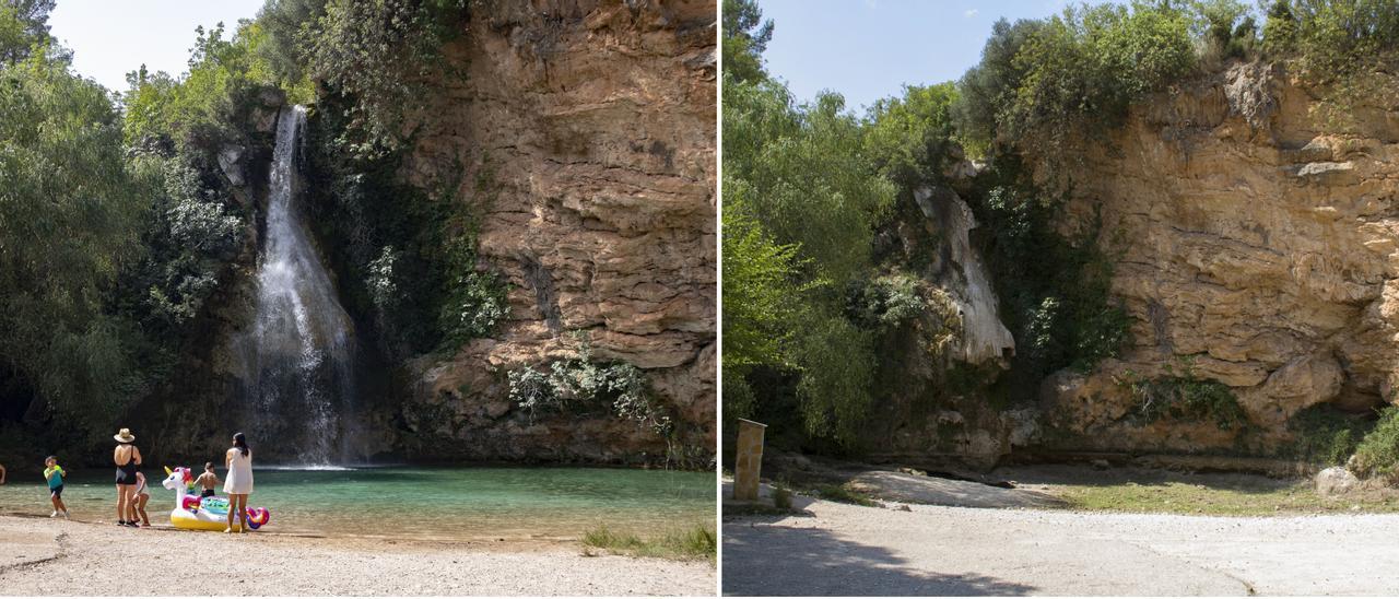 Font del Corbinet, en 2020 y 2021, en Cortes de Pallás