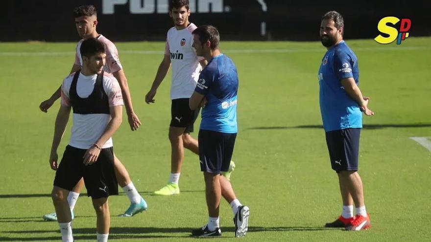 Así ha sido el entrenamiento del Valencia CF