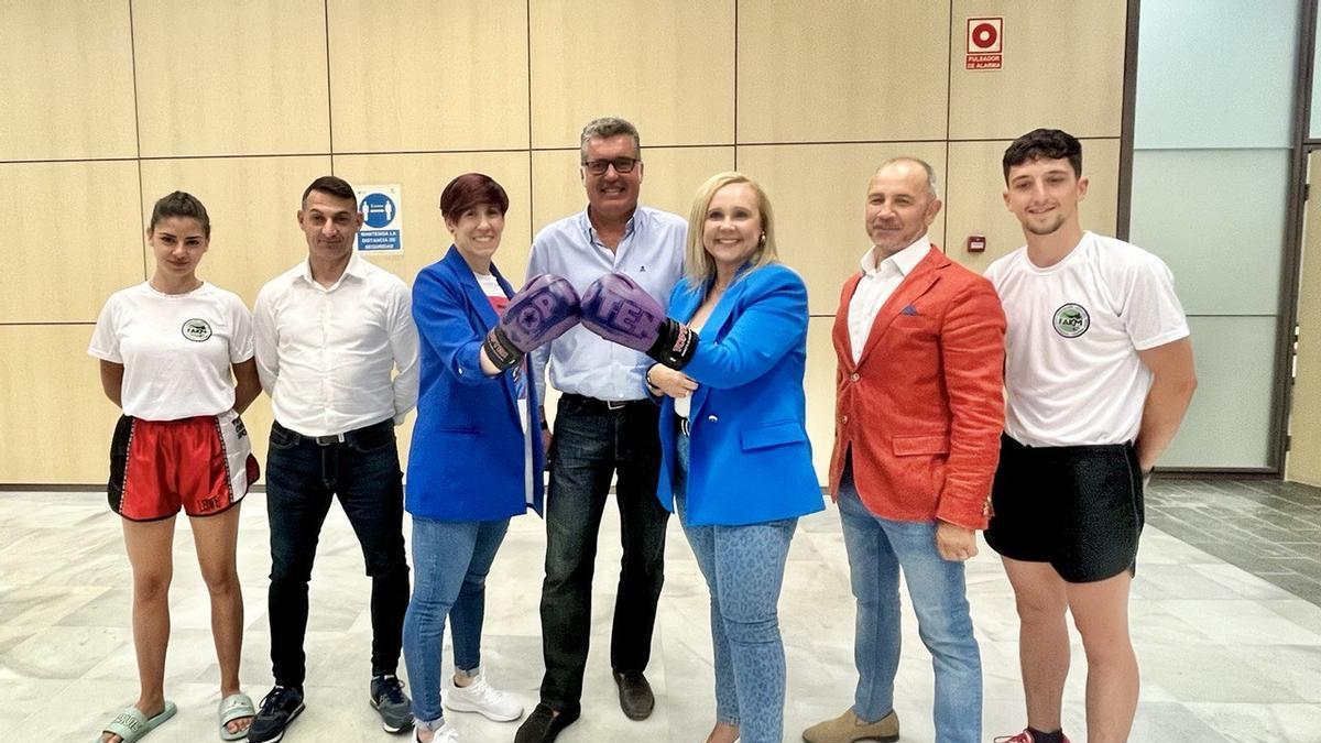 Presentación en el Ayuntamiento del Campeonato de España de Kickboxing 2022.