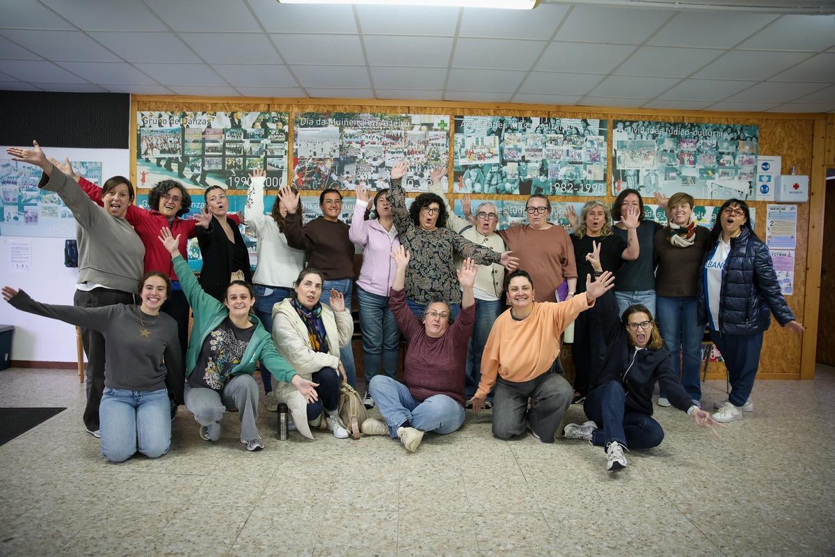 Mulleres da asociación Xiradela de Arteixo.