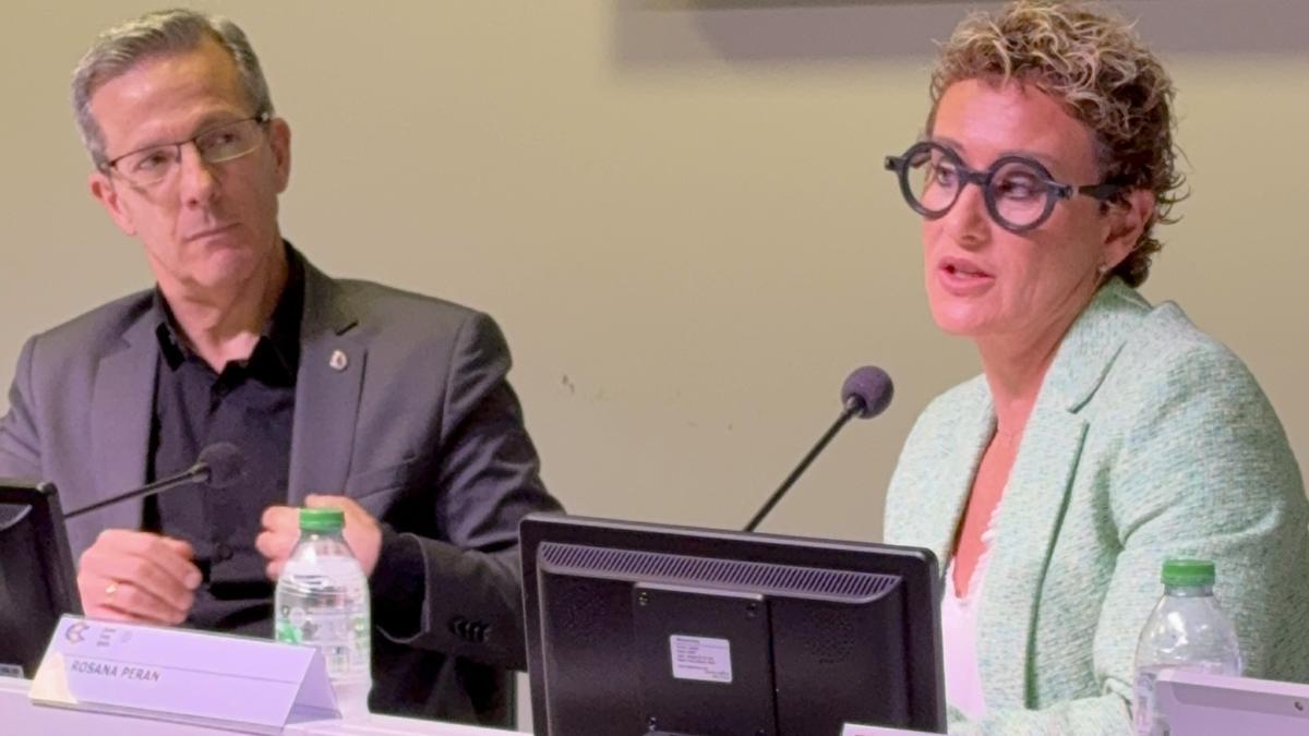 Rosana Perán, durante su intervención en el Foro Social de la Industria de la Moda.