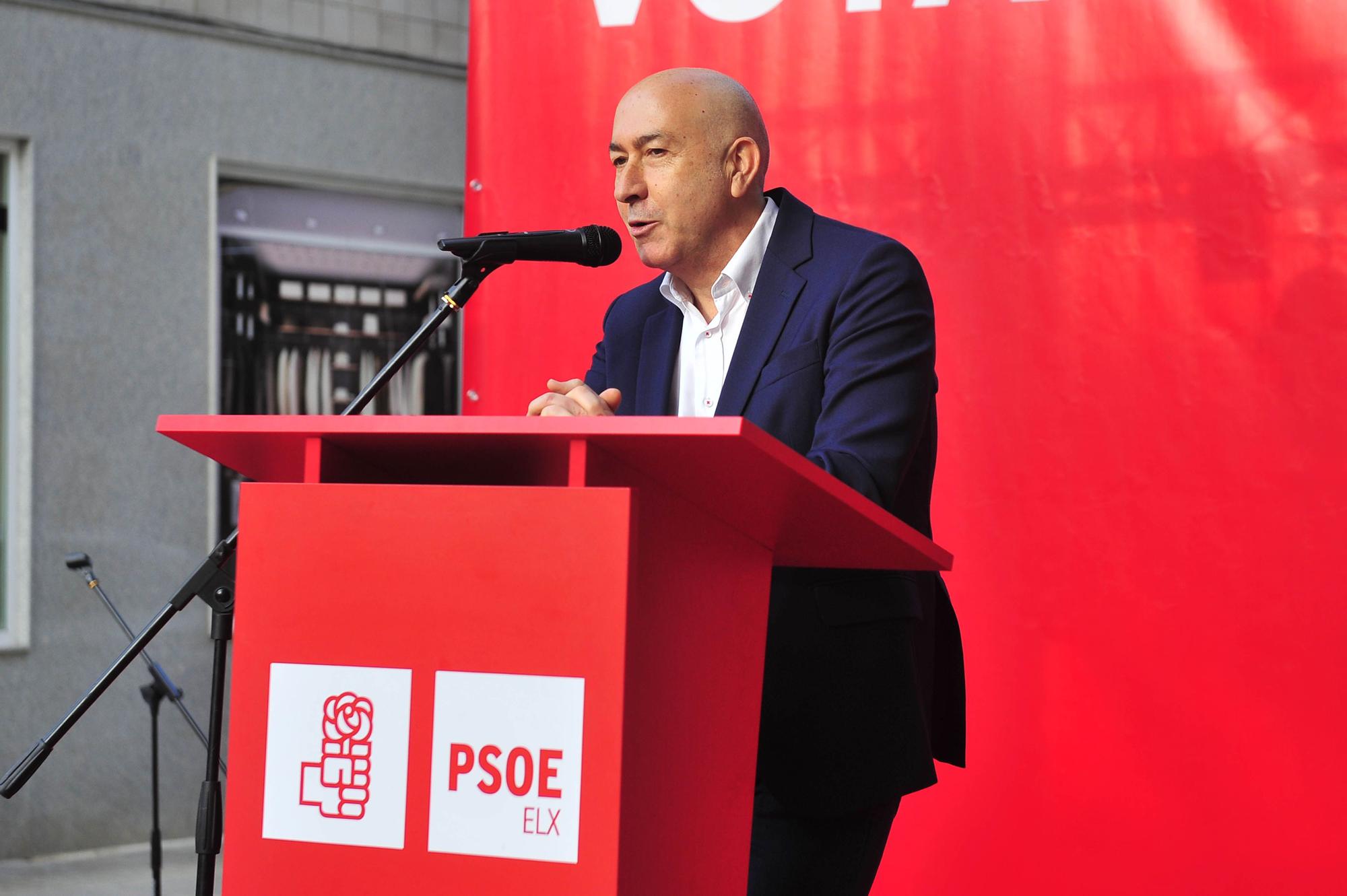 Cierre de campaña del PSOE de Elche